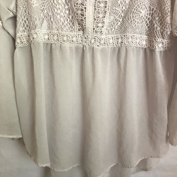 Torrid Crochet Long Bell Sleeves Top - Picture 4 of 9